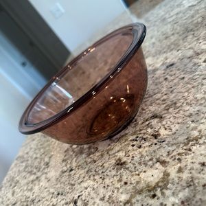 Pyrex Clear Cranberry Small Nesting Bowl Pyrex 322